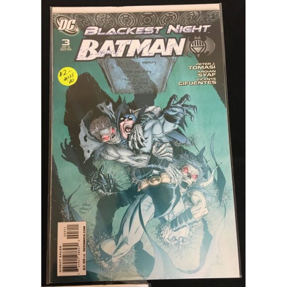 DC Comics Mixed Lot of 8 Adventure Comics & Blackest Night Circa 2008-2010 - Picture 8 of 10